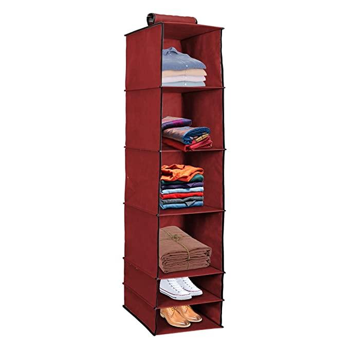 6 Shelves Foldable Wardrobe Organizer