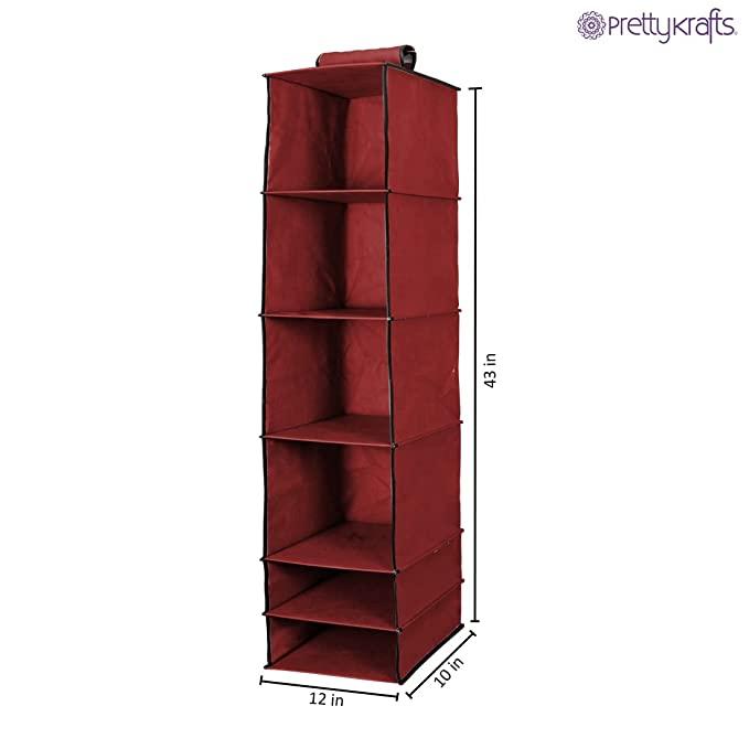 6 Shelves Foldable Wardrobe Organizer