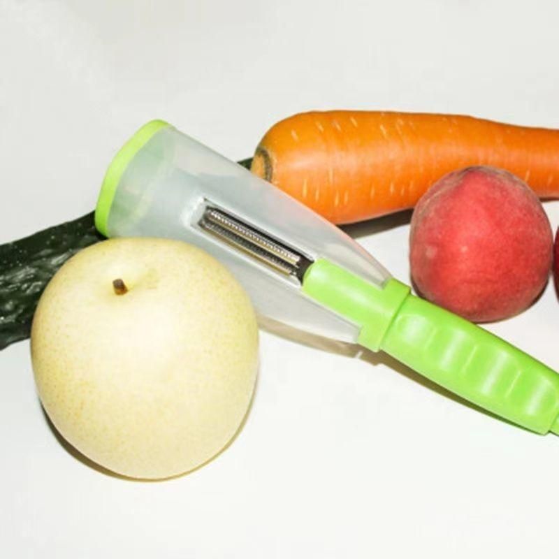 Peeler With Storage Box - No Mess