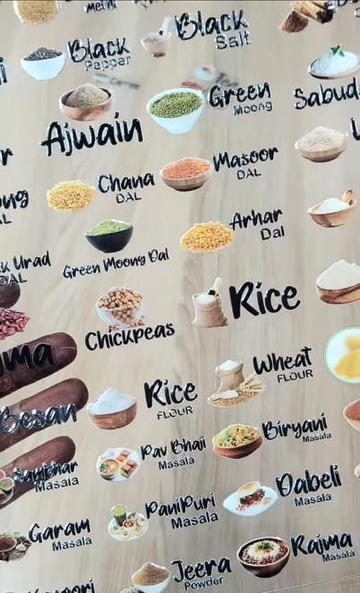 Spice Jar Label Stickers – 60 Pcs