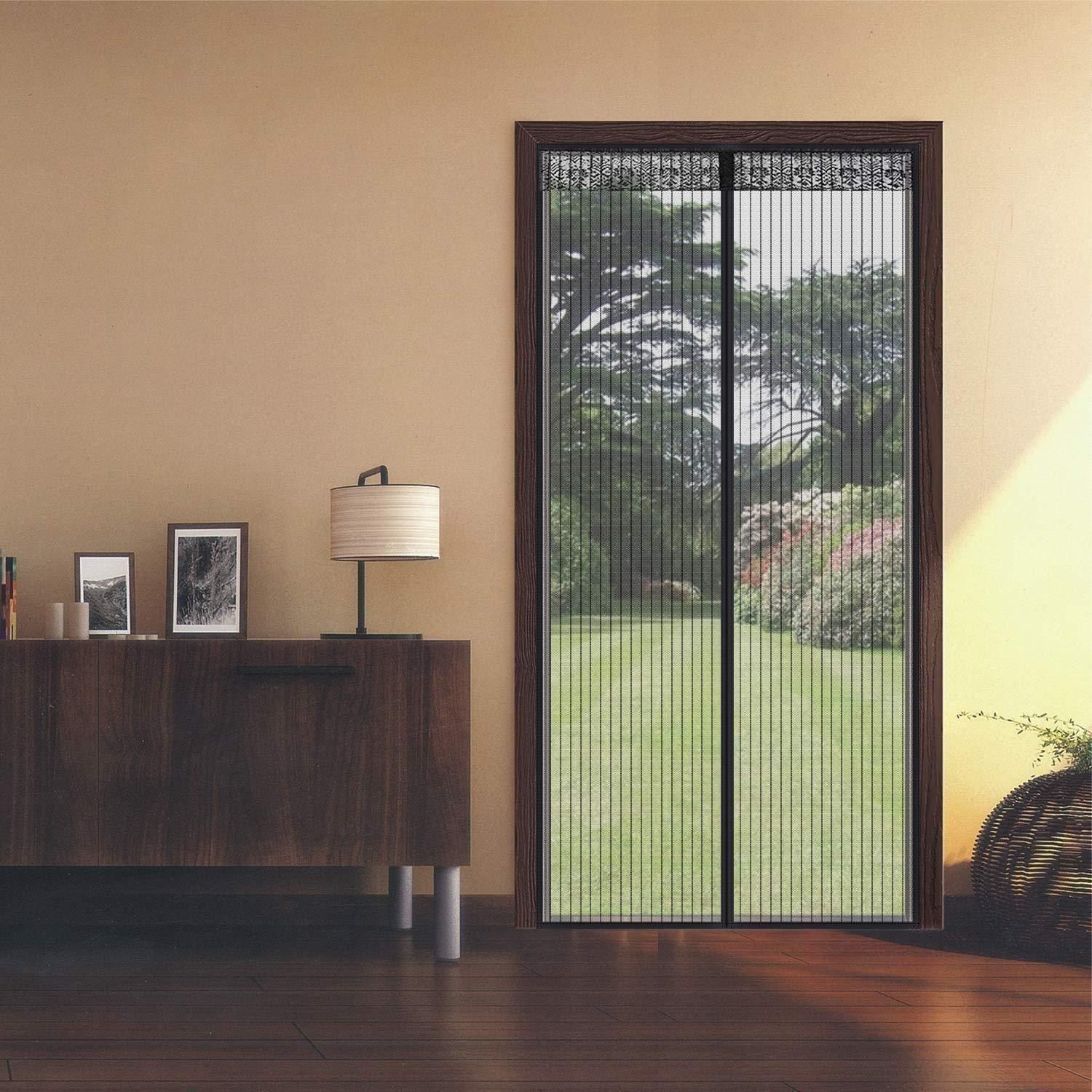 Magnetic Mesh Screen Net Door Curtain