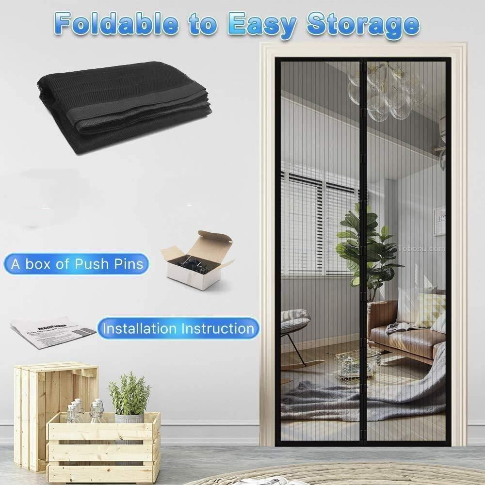 Magnetic Mesh Screen Net Door Curtain